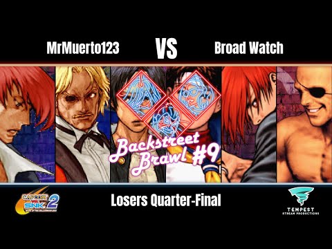 MrMuerto123 (Kyo, Rugal, Iori) vs Broad Watch (Sakura, Iori, Sagat) - CVS2 Losers Quarters - BSB #9