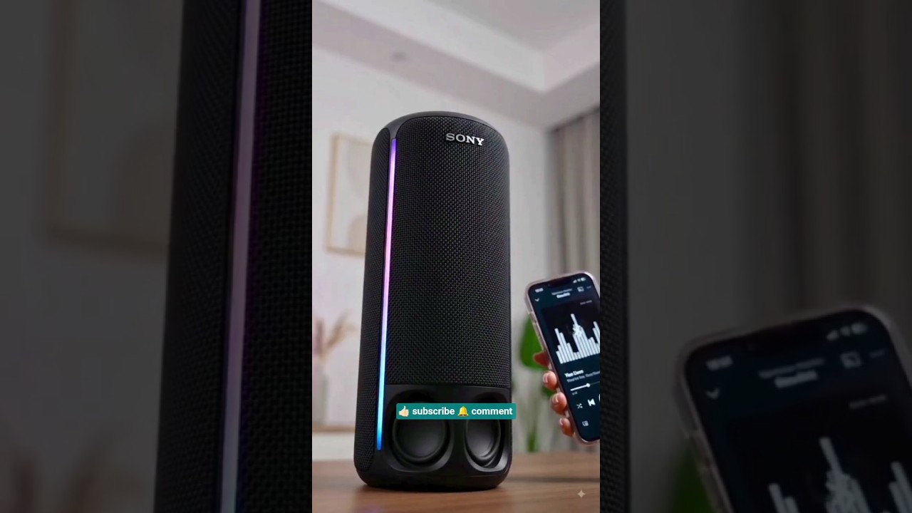 Sony Bluetooth Speaker 🔊 Unboxing… The Sound Test Is INSANE! 🤯 | ASMR #Shorts