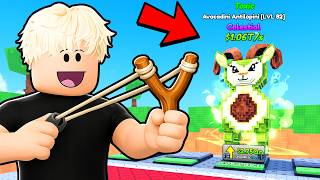 I STOLE RAREST CELESTIAL Brainrot in SLINGSHOT a Lucky Block!