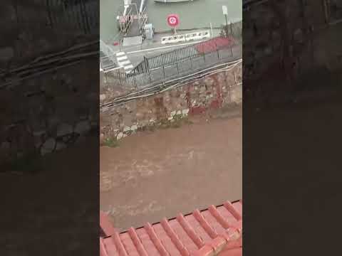 Rio Marina, Valle di Riale in piena col maltempo