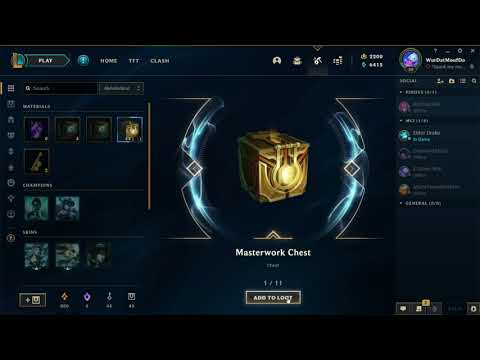 League of Legends | Patch 12.6 - Opening Masterwork Chest (Part 01)