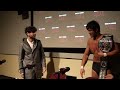Katsuyori Shibata Tony Khan Ring Of Honor Supercard Of Honor 2023 Media Scrum