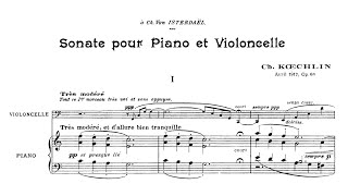 Charles Koechlin – Cello Sonata