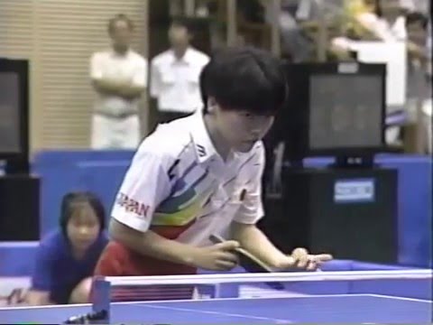 Table Tennis 2nd IOC League match Fumiko Yamashita vs Deng Yaping