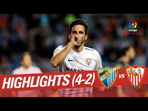 Highlights Málaga CF vs Sevilla FC (4-2)