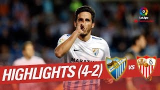 El Málaga doblega al Sevilla (4-2)
