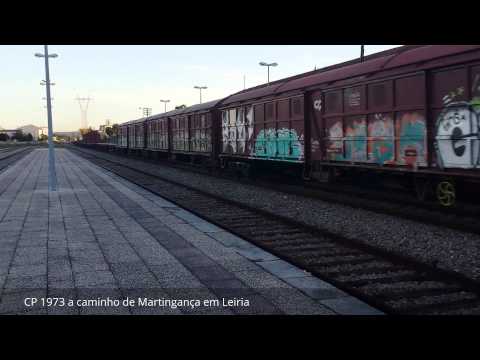 CP1973 a caminho de Martingança em Leiria