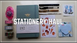 MY FIRST STATIONERY HAUL