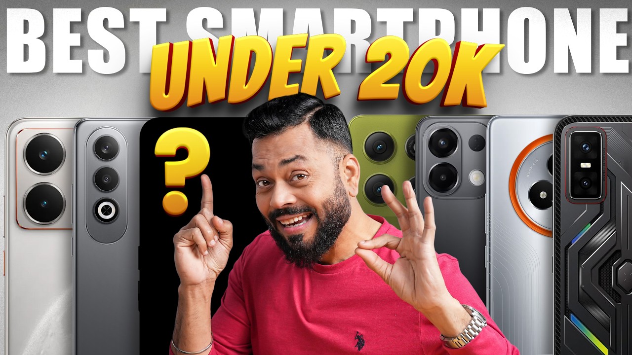 Top 5 Best Smartphones Under ₹20000 Budget ⚡ August 2025