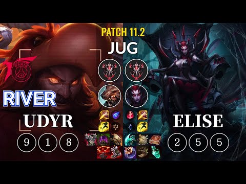 TLN River Udyr vs Elise Jungle - KR Patch 11.2