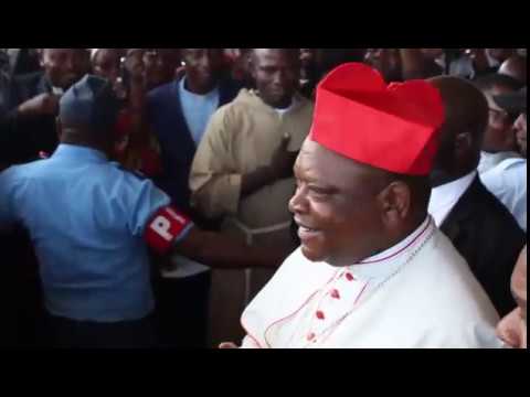 Arrivée du cardinal Fridolin Ambongo Besungu à Kinshasa