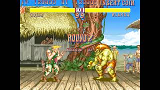 Street Fighter II: The World Warrior (Arcade World 910522 version) Guile Run