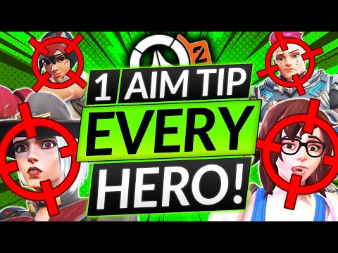 1 AIM TIP for EVERY HERO - DOUBLE Your Damage INSTANTLY - Overwatch 2 Aiming Tips