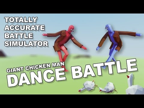 Giant Chicken Man Dance Battle - Totally Accurate Battle Simulator