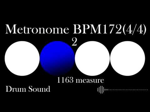 [Metronome]172BPM[drum sound]
