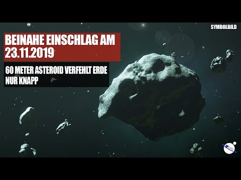 Near impact on November 23, 2019 - 60-meter asteroid narrowly misses Earth - 2019 WG2