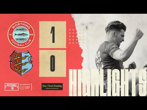 The 100th GOAL & crowned CHAMPIONS | Highlights | Worthing v Brightlingsea Regent