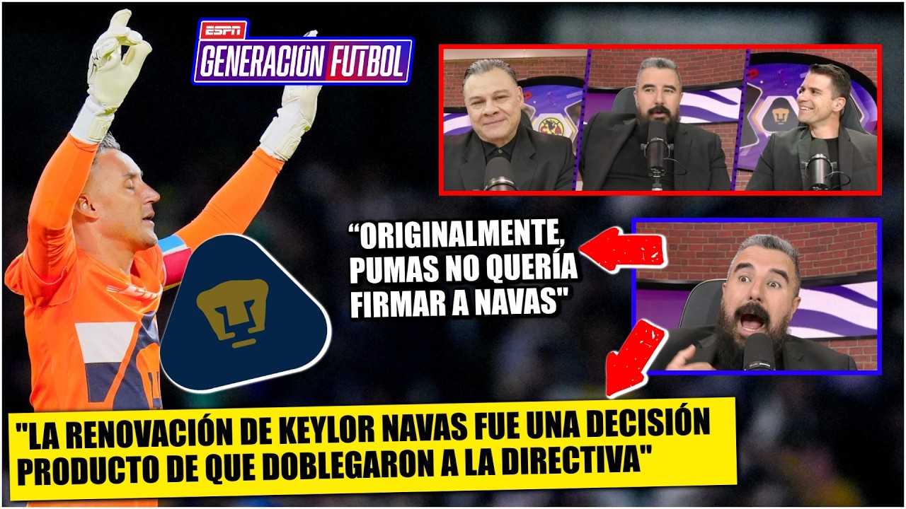 ÁLVARO reaccionó tras renovación de NAVAS. CONTUNDENTE MENSAJE a directiva de PUMAS | Generación F