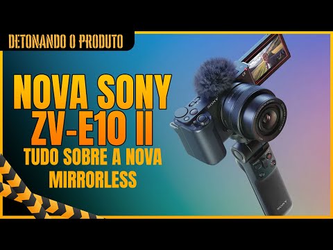 Câmera Sony ZV-E10 II Mirrorless 16-50mm Preta - Compre Agora