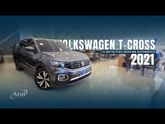Vídeo VOLKSWAGEN T-CROSS 1.4 250 TSI TOTAL FLEX HIGHLINE AUTOMÁTICO