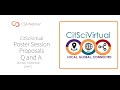 CitSciVirtual Poster Session Preview