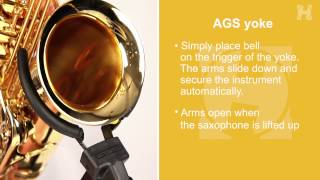 Video thumbnail for HERCULES AGS Sax Stand by HERCULES Stands