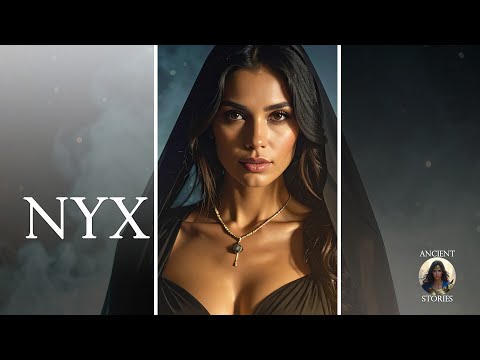 🌑 Nyx: Primordial Goddess of Night | Mother of Shadows, Dreams & Death | Forgotten Greek Myths 🔱