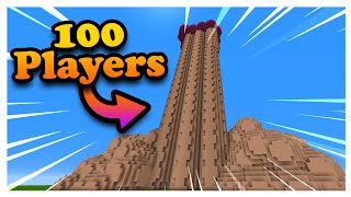 i Forced 100 Players to build the BIGGEST Minecraft PP