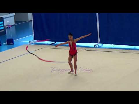 Noémie Marchon ruban (Nat A 14-15ans) - 2018 Région indiv Serris