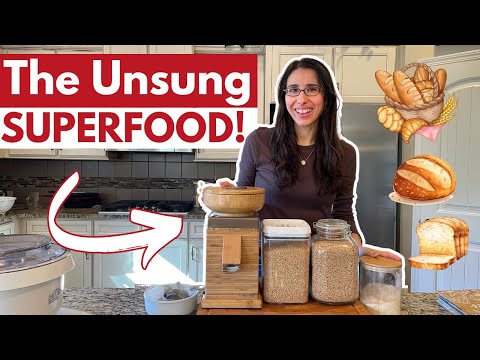 Nutritional Benefits of FRESHLY MILLED FLOUR (easily mill WHEAT BERRIES at home!)