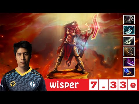 [DOTA 2] EG.Wisper the LEGION COMMANDER [OFFLANE] [7.33e]