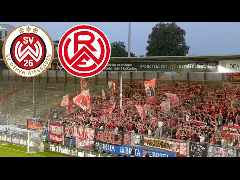 Heimspiel für den RWE in Wiesbaden! Wehen Wiesbaden vs Rot-Weiß Essen 22.08.25 Groundhopping
