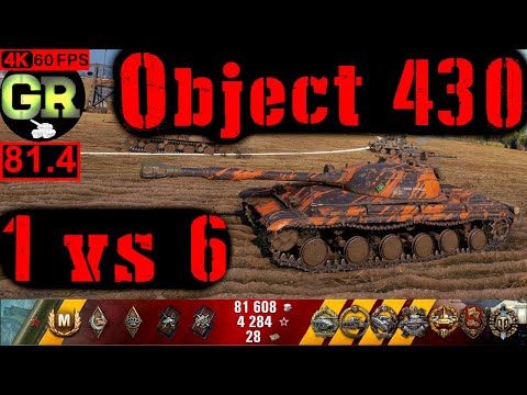 81_World of Tanks Object 430 WoT Replay - 8 Kills 6.1K DMG(Patch 1.4.0)