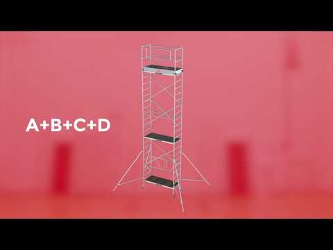 Altrex Klappgerüst RS Tower 34 Aluminium schmal 0,75x1,65m-youtube_img