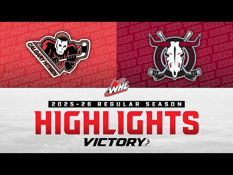 Calgary Hitmen at Red Deer Rebels 12/13 | WHL Highlights 2025-26