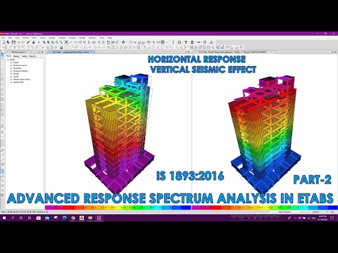Advanced Response Spectrum Analysis in Etabs | IS 1893:2016 | Part-2 | Vertical Seismic Effect