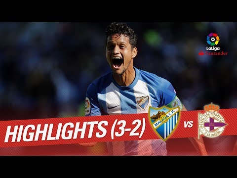 Highlights Málaga CF vs RC Deportivo (3-2)