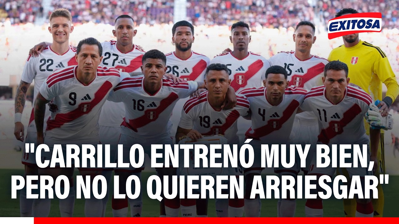 🔴🔵 André Carrillo no arrancaría en el encuentro contra México, pero si tendría minutos