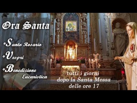 27 gennaio 2021 - Santo Rosario, Vespri, Benedizione Eucaristica