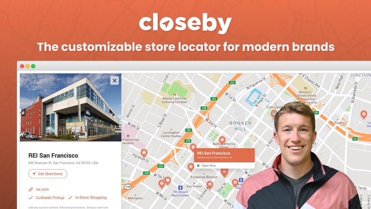 Closeby ‑ Store Locator Demo