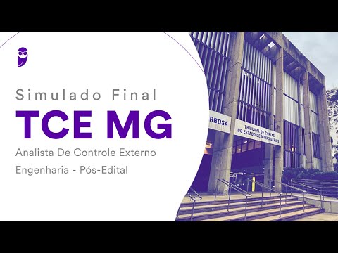 Simulado Final TCE MG - Analista de Controle Externo - Engenharia - Pós-Edital - Correção