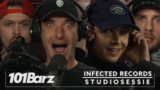 Steen, EZG, Steff, Spinal (Infected Records) - Studiosessie 299 - 101Barz