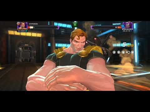 Hyperion’s Cosmic Flex 💪 vs Storm’s Thunderous Rage ⚡ | MCOC Violent Delight Boss Battle!