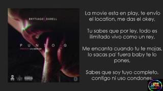 Punto G   Brytiago X Darrel Letra
