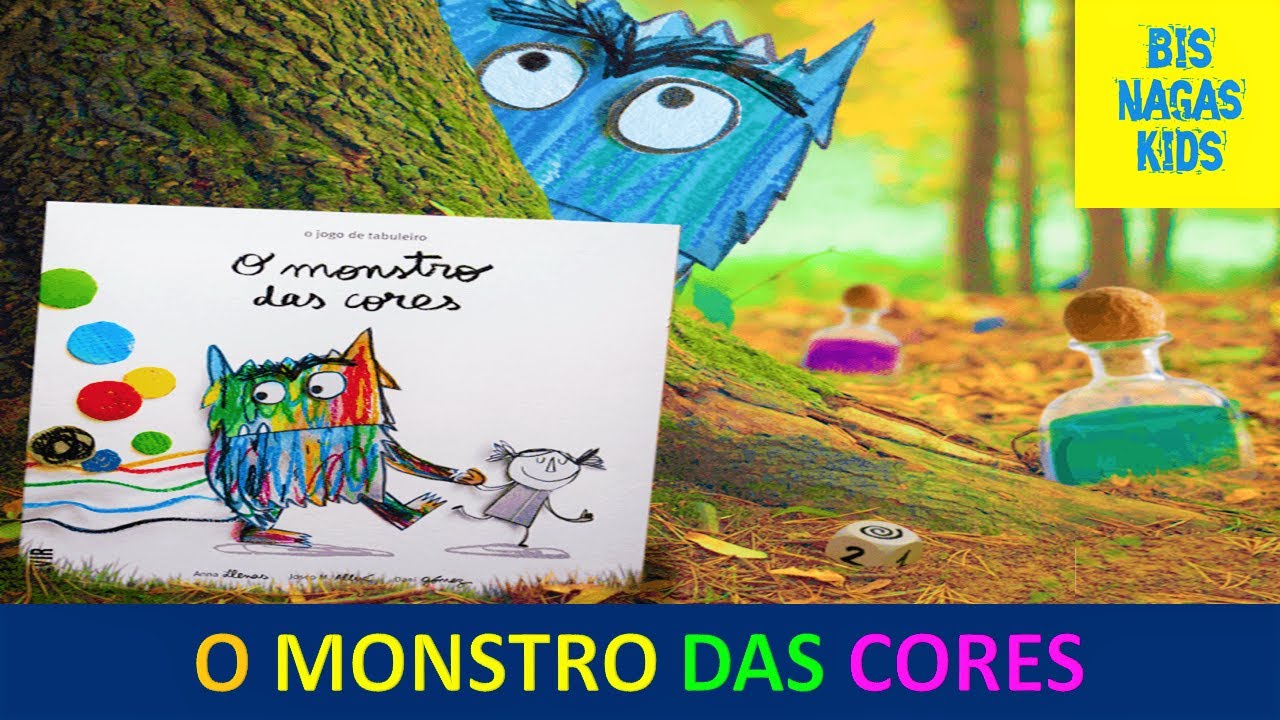 UMA HISTÓRIA SOBRE SENTIMENTOS ''O Monstro Das Cores'' de Anna Llenas HistóriaInfantil/LivroAnimado