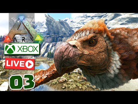HORA DE  DOMAR - 4 HORAS DE LIVE - ARK:SURVIVAL EVOLVED XBOX - #03 ft @MedusaGeek