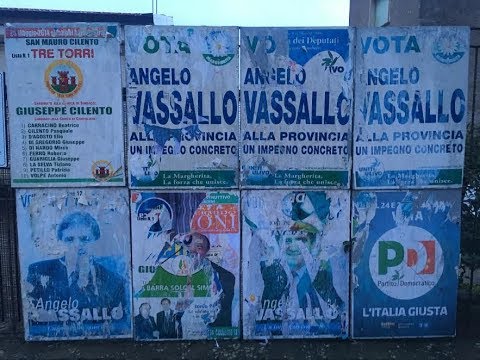 San Mauro Cilento manifesti Angelo Vassallo