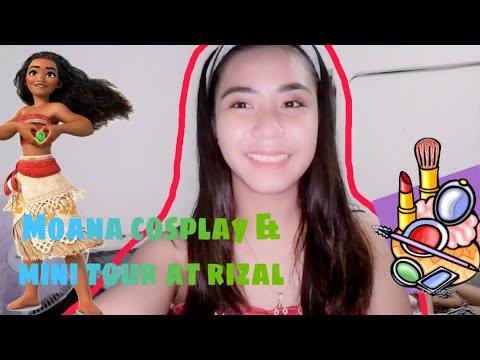Moana Cosplay and a mini tour at Rizal
