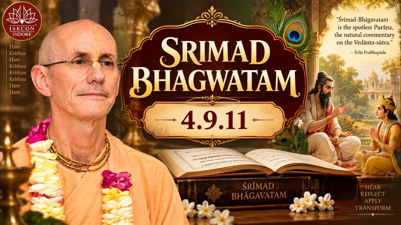 Sunday Special Srimad Bhagwatam Class | ISKCON INDORE 20-Sep-2026