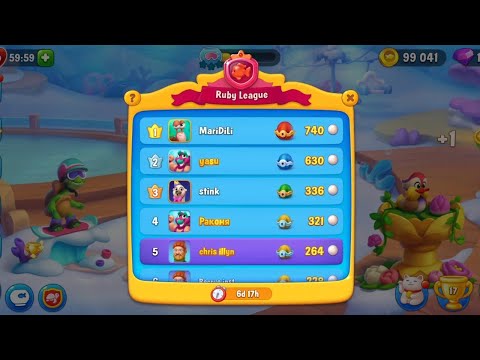 @Fishdom Atlantis Cup Stage 16. Got 5th Rank in Ruby League.